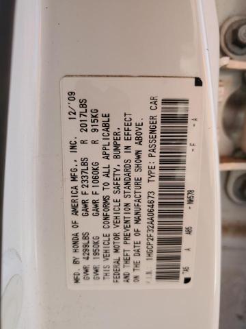 Photo 11 VIN: 1HGCP2F32AA064673 - HONDA ACCORD 