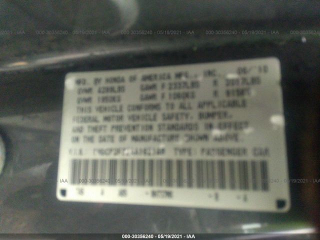 Photo 8 VIN: 1HGCP2F32AA162148 - HONDA ACCORD SDN 