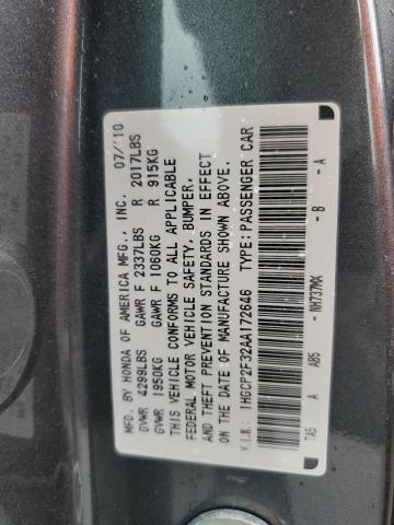 Photo 12 VIN: 1HGCP2F32AA172646 - HONDA ACCORD 