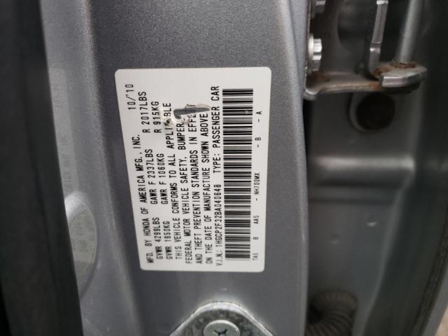 Photo 9 VIN: 1HGCP2F32BA040648 - HONDA ACCORD LX 