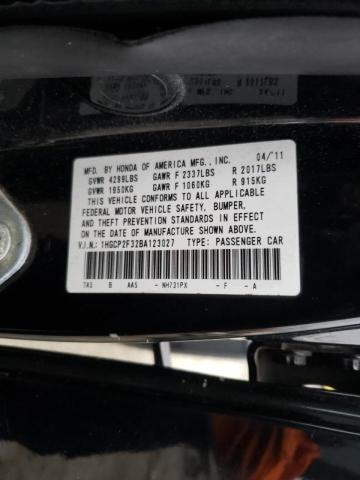 Photo 9 VIN: 1HGCP2F32BA123027 - HONDA ACCORD LX 