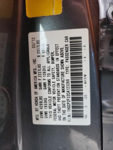 Photo 12 VIN: 1HGCP2F32CA123269 - HONDA ACCORD 