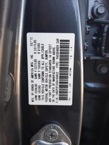 Photo 12 VIN: 1HGCP2F32CA168602 - HONDA ACCORD 