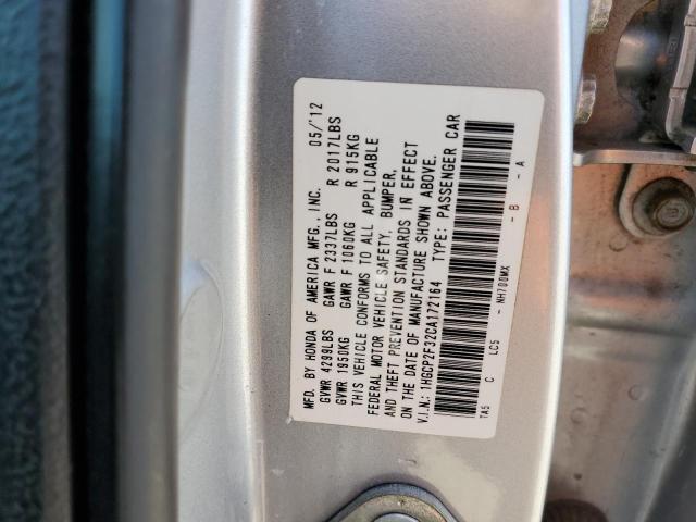 Photo 11 VIN: 1HGCP2F32CA172164 - HONDA ACCORD LX 