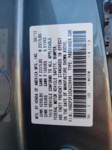 Photo 11 VIN: 1HGCP2F32CA229446 - HONDA ACCORD LX 