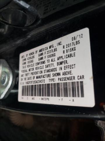 Photo 9 VIN: 1HGCP2F32CA234372 - HONDA ACCORD LX 