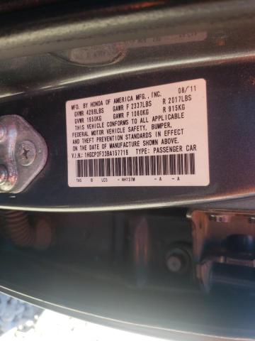 Photo 9 VIN: 1HGCP2F33BA157719 - HONDA ACCORD LX 