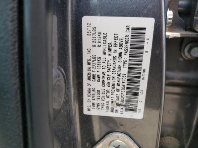 Photo 9 VIN: 1HGCP2F33CA167359 - HONDA ACCORD LX 