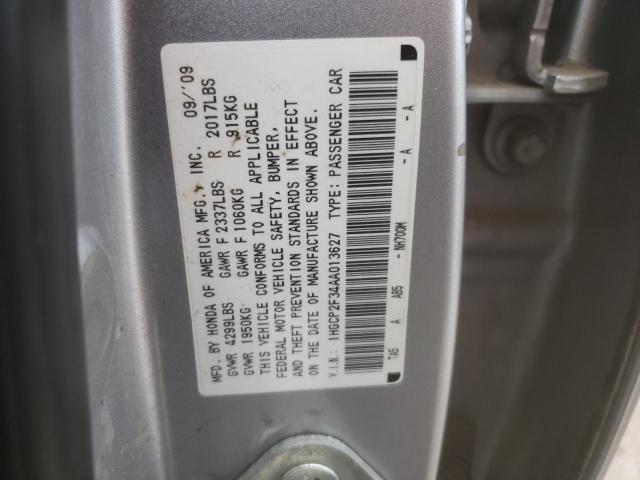 Photo 9 VIN: 1HGCP2F34AA013627 - HONDA ACCORD LX 