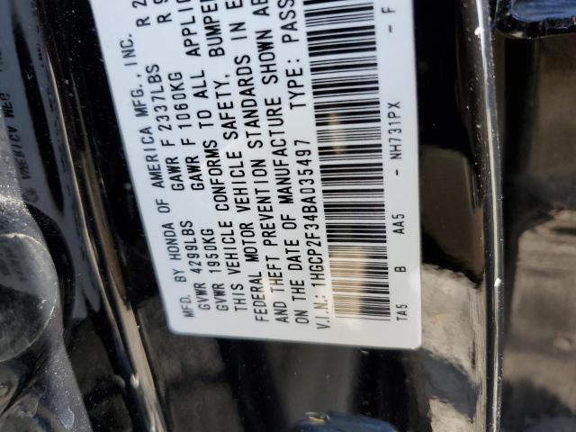 Photo 9 VIN: 1HGCP2F34BA035497 - HONDA ACCORD LX 