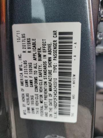 Photo 11 VIN: 1HGCP2F34CA040510 - HONDA ACCORD LX 