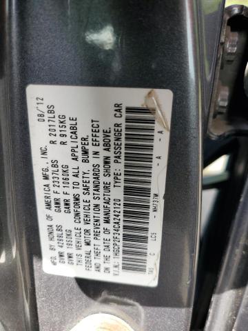 Photo 12 VIN: 1HGCP2F34CA242120 - HONDA ACCORD LX 