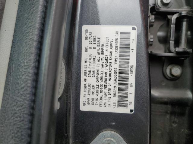 Photo 11 VIN: 1HGCP2F35AA004032 - HONDA ACCORD LX 