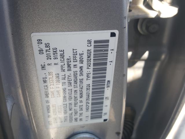 Photo 9 VIN: 1HGCP2F35AA013524 - HONDA ACCORD LX 