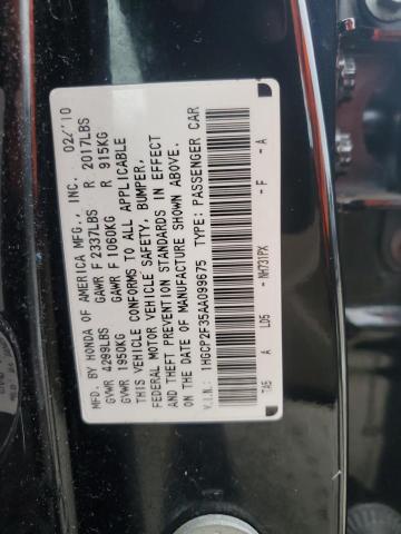 Photo 11 VIN: 1HGCP2F35AA099675 - HONDA ACCORD LX 