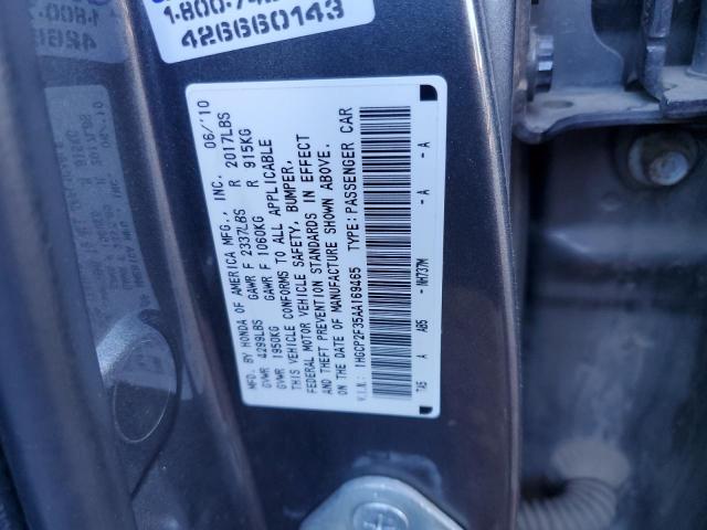 Photo 11 VIN: 1HGCP2F35AA169465 - HONDA ACCORD LX 