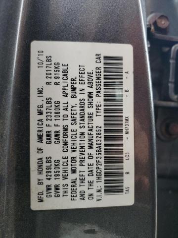 Photo 12 VIN: 1HGCP2F35BA032852 - HONDA ACCORD LX 