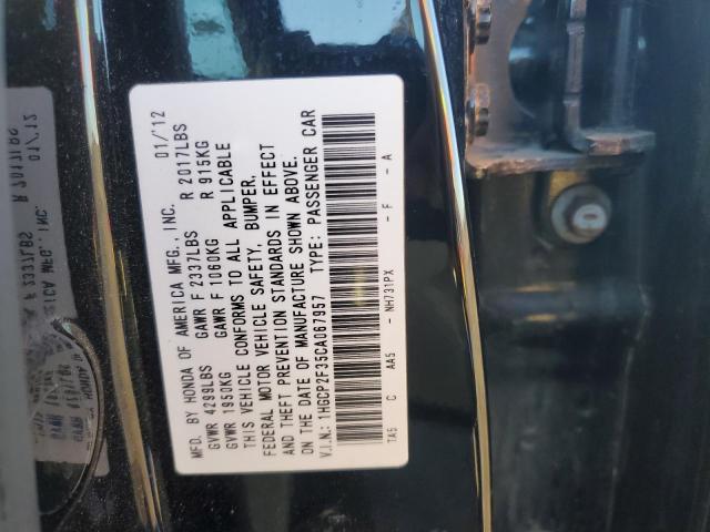 Photo 11 VIN: 1HGCP2F35CA067957 - HONDA ACCORD LX 