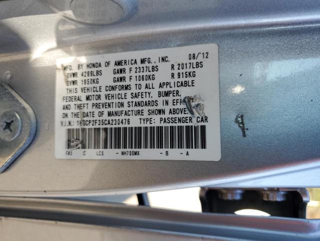 Photo 11 VIN: 1HGCP2F35CA230476 - HONDA ACCORD 