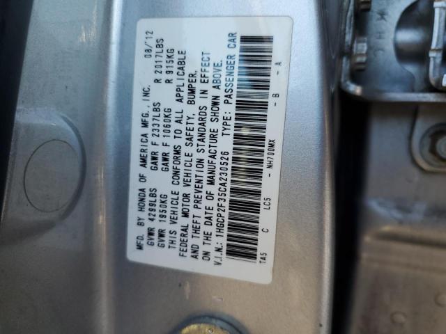 Photo 11 VIN: 1HGCP2F35CA230526 - HONDA ACCORD LX 