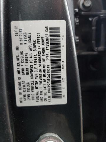 Photo 12 VIN: 1HGCP2F35CA240540 - HONDA ACCORD LX 