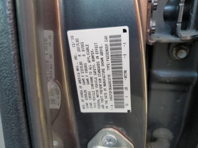 Photo 11 VIN: 1HGCP2F36AA063770 - HONDA ACCORD LX 