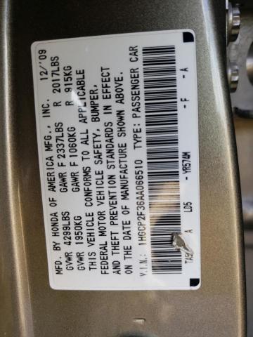 Photo 12 VIN: 1HGCP2F36AA066510 - HONDA ACCORD LX 