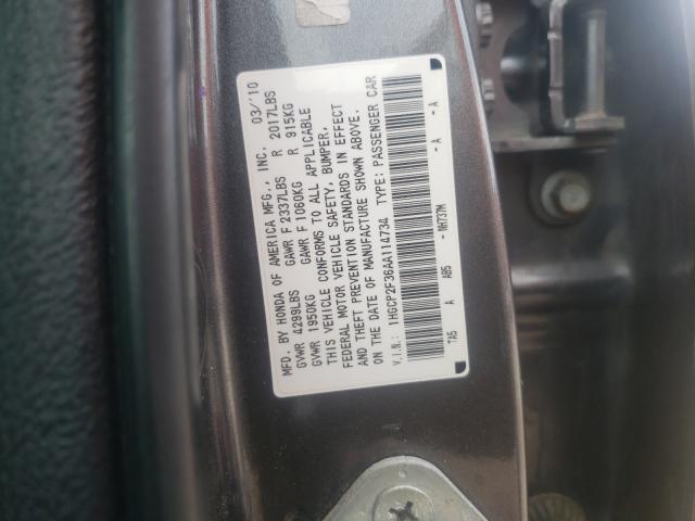 Photo 9 VIN: 1HGCP2F36AA114734 - HONDA ACCORD 