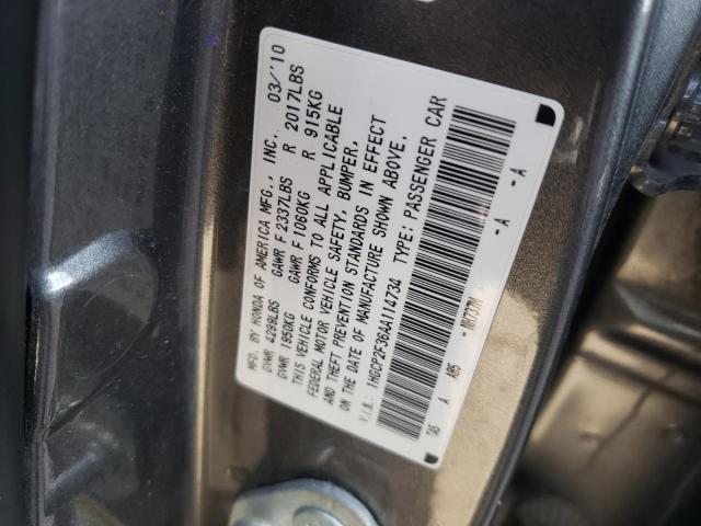 Photo 9 VIN: 1HGCP2F36AA114734 - HONDA ACCORD 