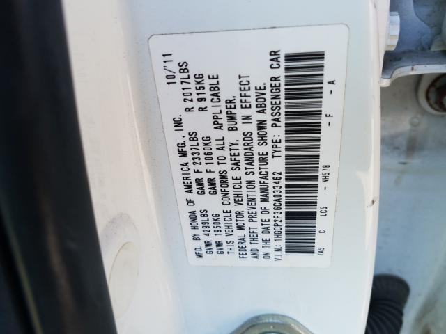 Photo 9 VIN: 1HGCP2F36CA033462 - HONDA ACCORD LX 