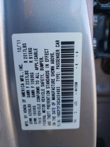 Photo 11 VIN: 1HGCP2F36CA054893 - HONDA ACCORD 