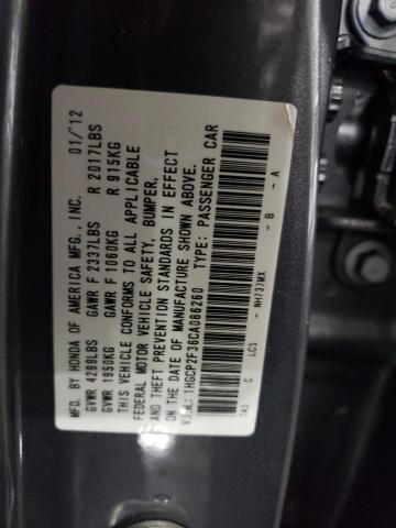 Photo 11 VIN: 1HGCP2F36CA086260 - HONDA ACCORD LX 