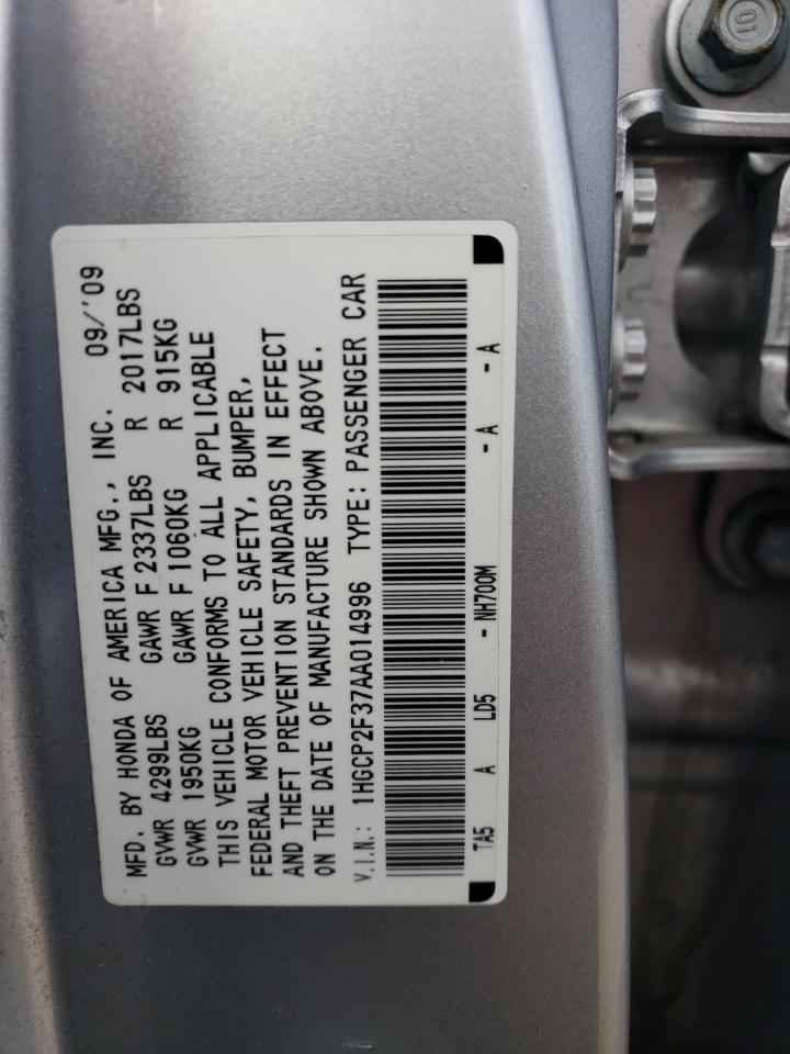 Photo 11 VIN: 1HGCP2F37AA014996 - HONDA ACCORD 