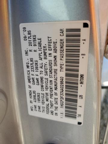 Photo 12 VIN: 1HGCP2F37AA029840 - HONDA ACCORD 