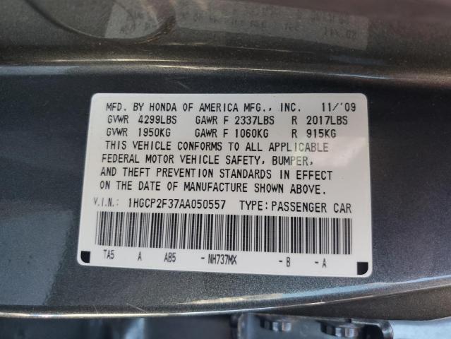 Photo 11 VIN: 1HGCP2F37AA050557 - HONDA ACCORD 