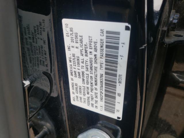 Photo 9 VIN: 1HGCP2F37AA083784 - HONDA ACCORD LX 