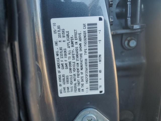 Photo 11 VIN: 1HGCP2F37AA149508 - HONDA ACCORD LX 