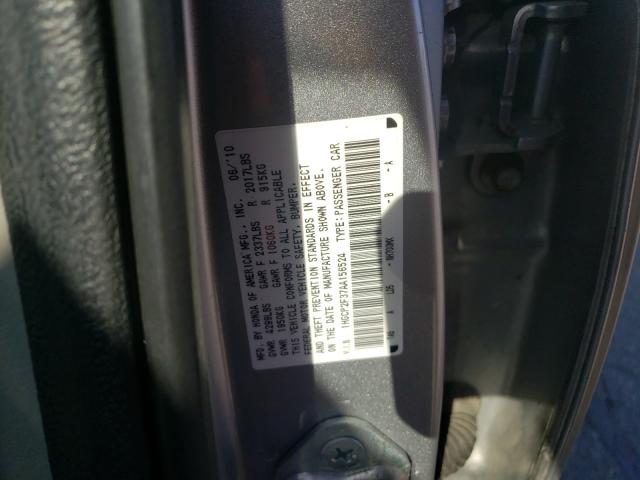 Photo 9 VIN: 1HGCP2F37AA156524 - HONDA ACCORD LX 