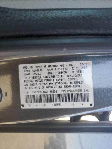 Photo 12 VIN: 1HGCP2F37AA185506 - HONDA ACCORD LX 