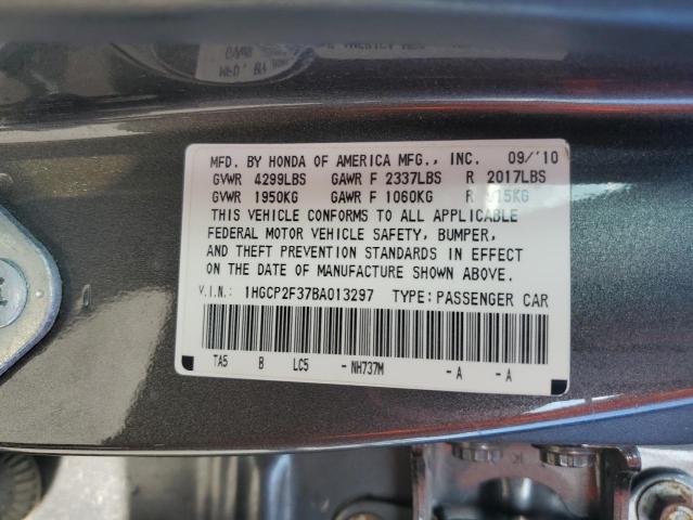 Photo 11 VIN: 1HGCP2F37BA013297 - HONDA ACCORD 