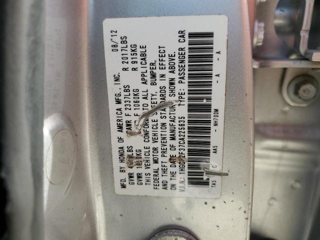 Photo 11 VIN: 1HGCP2F37CA225635 - HONDA ACCORD LX 