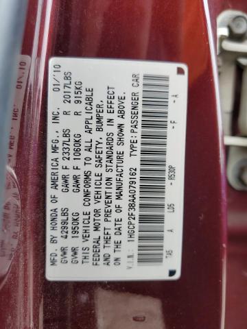 Photo 11 VIN: 1HGCP2F38AA079162 - HONDA ACCORD LX 