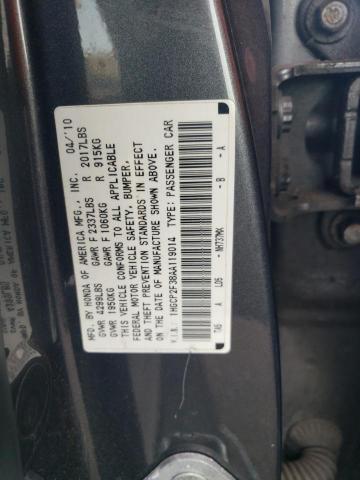 Photo 11 VIN: 1HGCP2F38AA119014 - HONDA ACCORD LX 