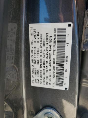 Photo 11 VIN: 1HGCP2F38AA134600 - HONDA ACCORD 