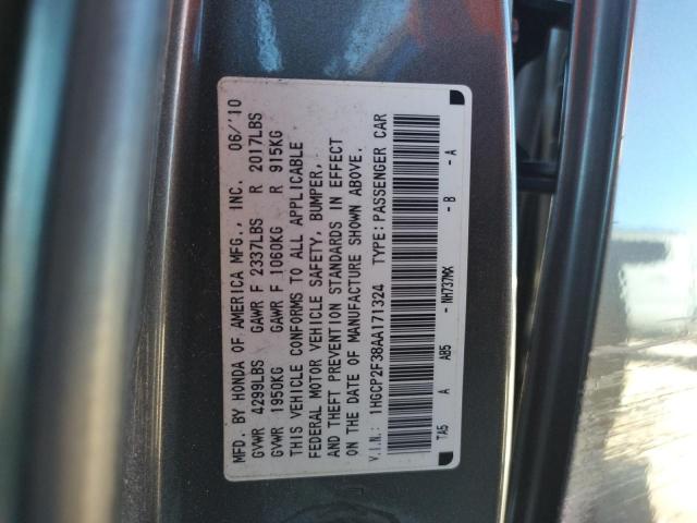 Photo 12 VIN: 1HGCP2F38AA171324 - HONDA ACCORD LX 