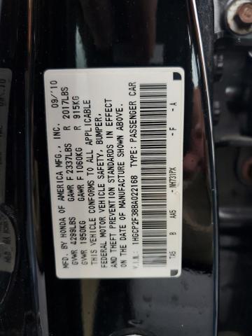 Photo 9 VIN: 1HGCP2F38BA022168 - HONDA ACCORD LX 