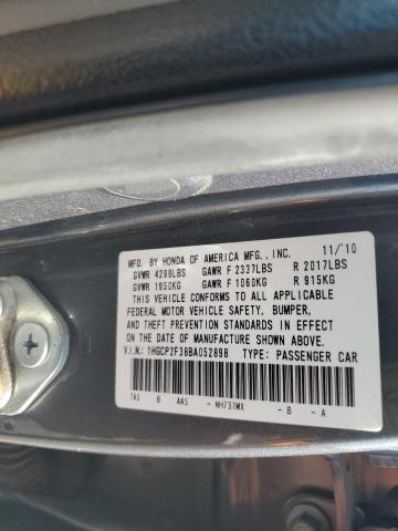 Photo 12 VIN: 1HGCP2F38BA052898 - HONDA ACCORD LX 