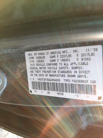 Photo 12 VIN: 1HGCP2F39AA054609 - HONDA ACCORD LX 