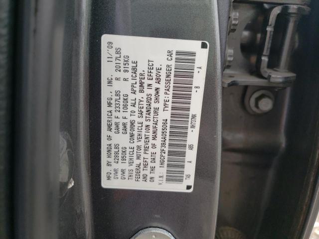 Photo 9 VIN: 1HGCP2F39AA055064 - HONDA ACCORD LX 