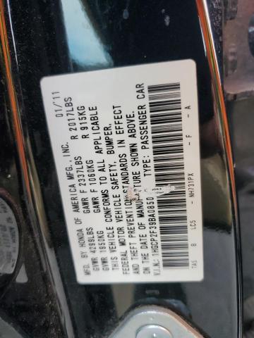 Photo 12 VIN: 1HGCP2F39BA085053 - HONDA ACCORD LX 